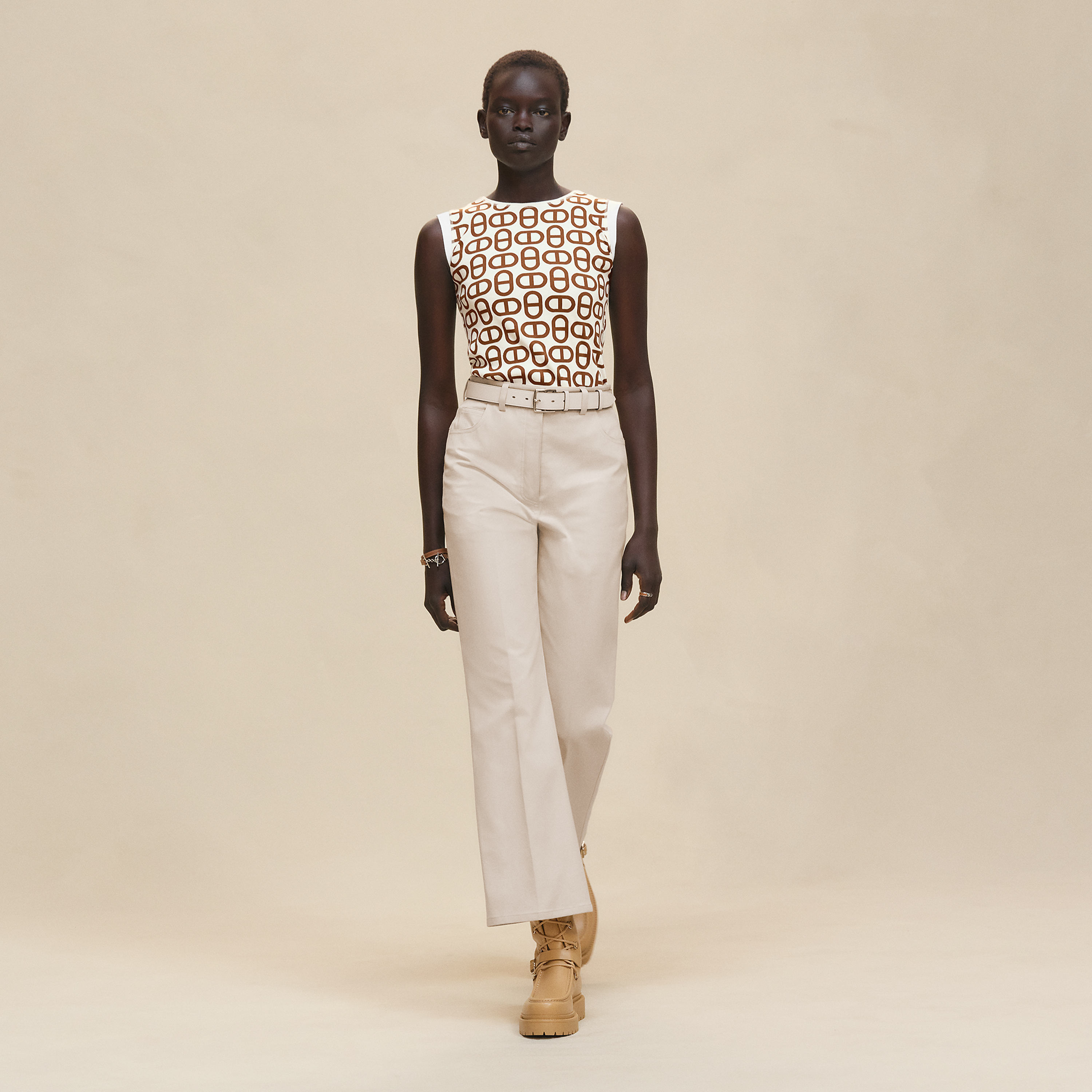 "Chaine d'Ancre" sleeveless t-shirt