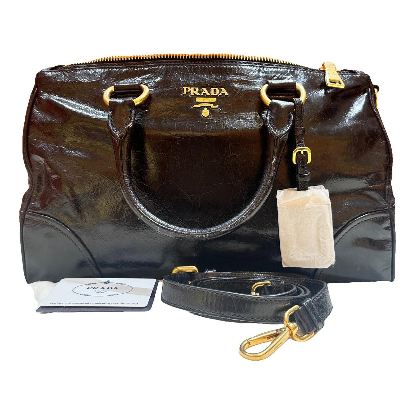 Leather handbag