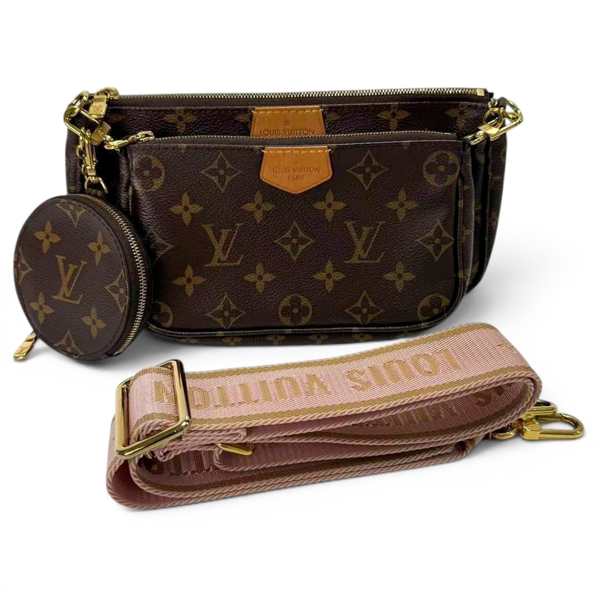 Multi Pochette Accessoires leather crossbody bag