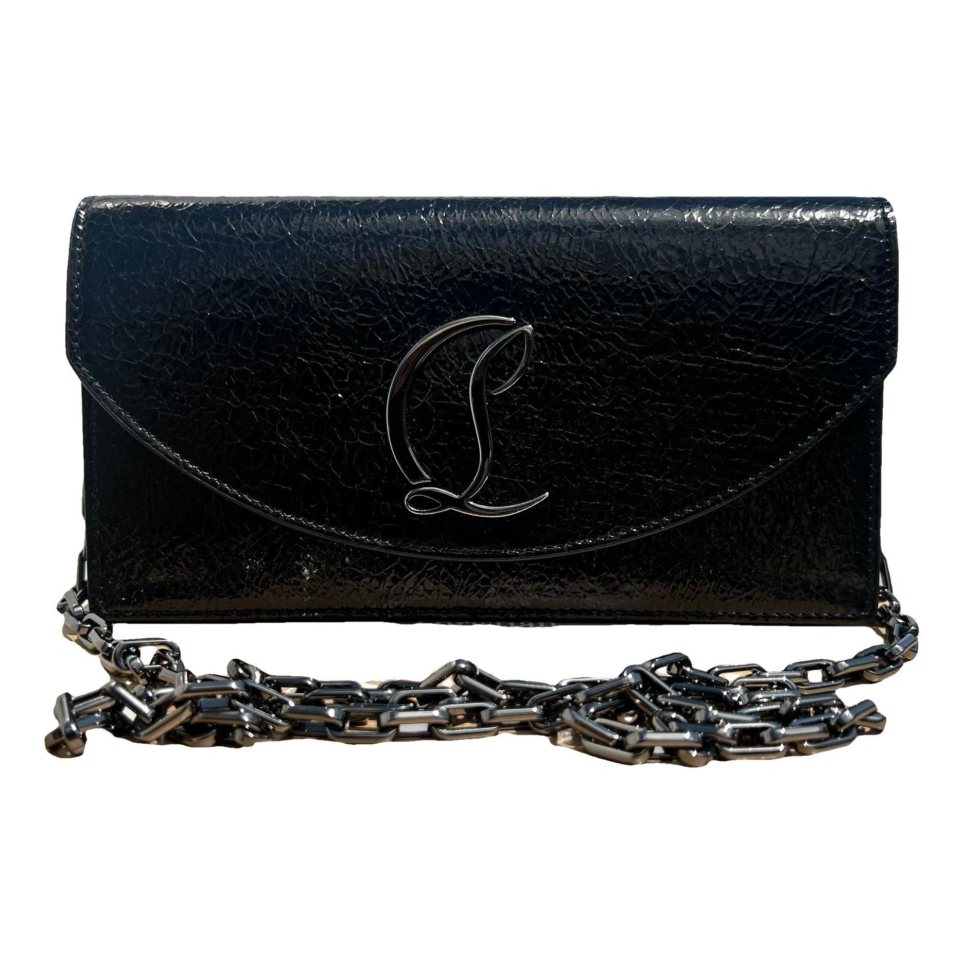 Christian Louboutin Patent leather clutch bag