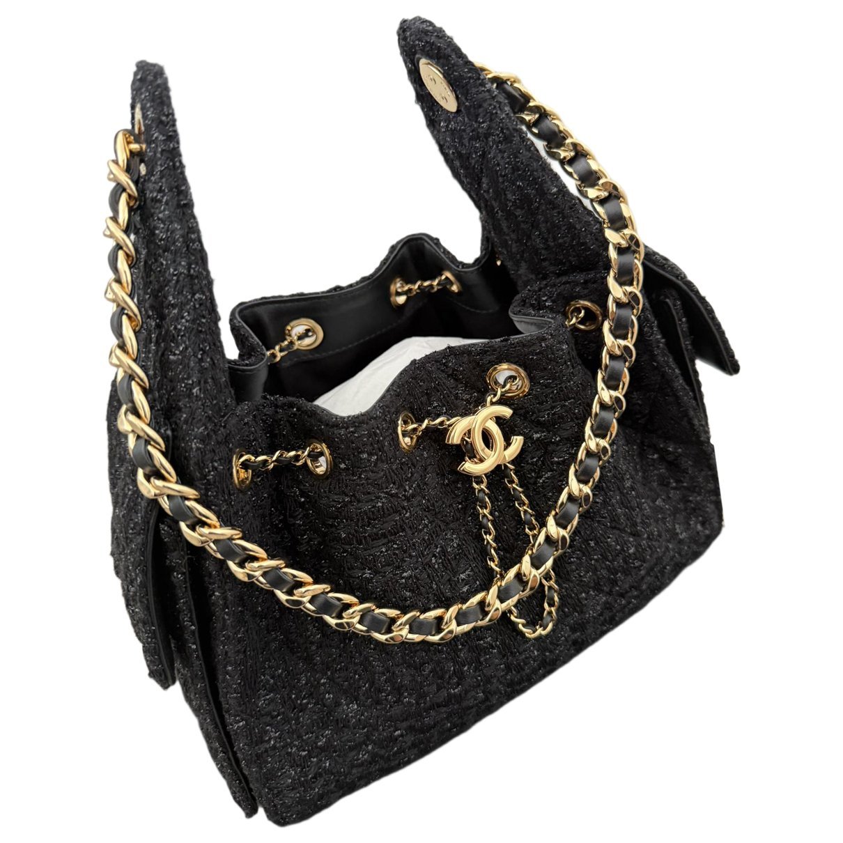 Chanel 25 tweed handbag