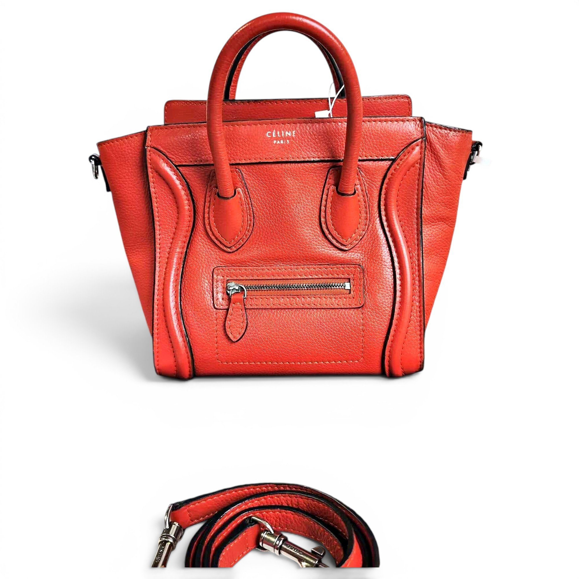 Nano Luggage leather handbag