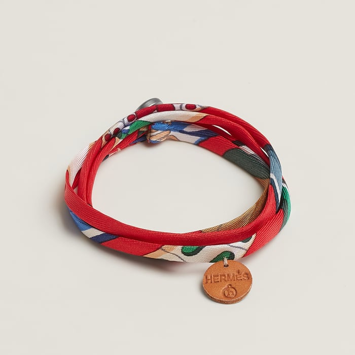 Random Double Tour Silk Bracelet