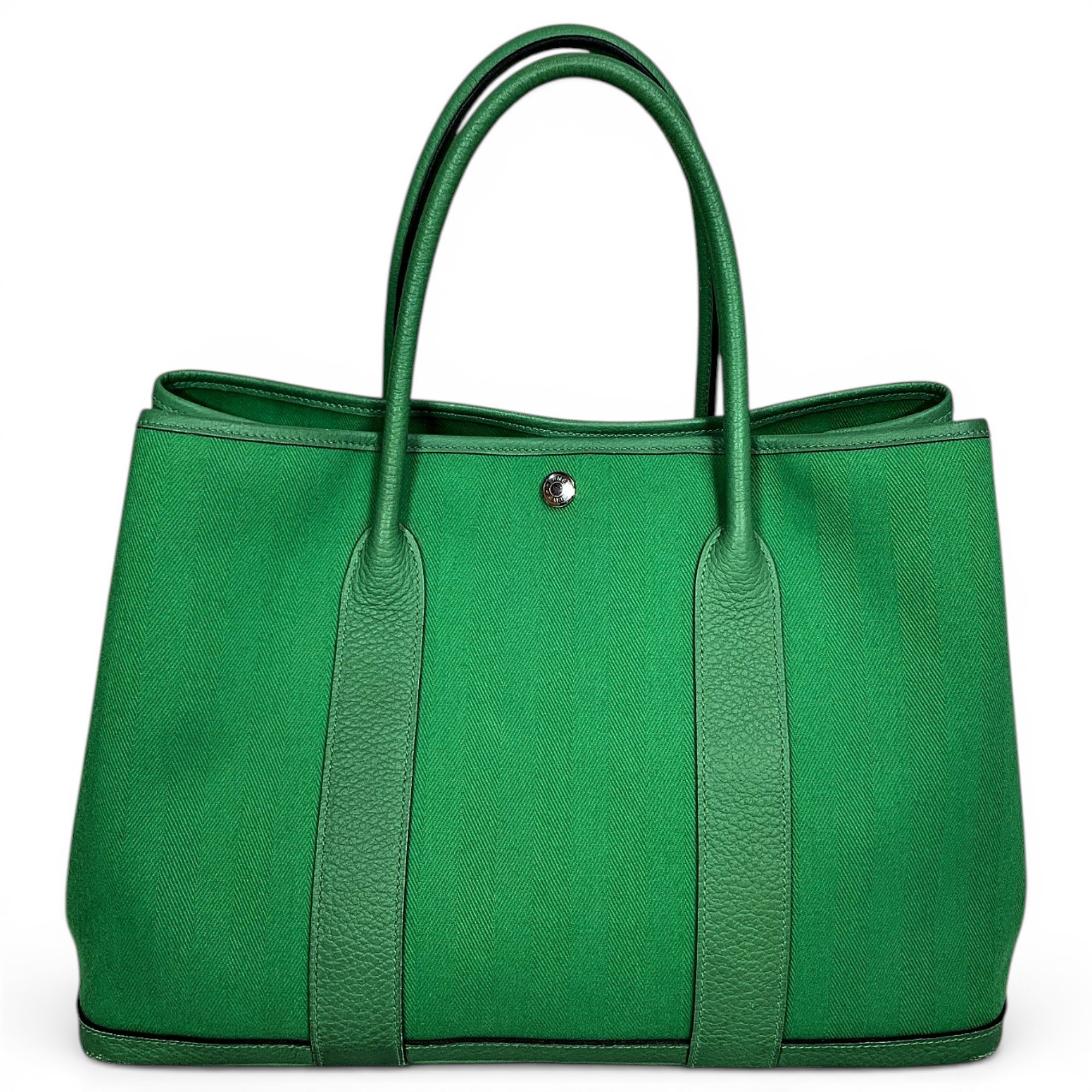 Garden Party leather handbag