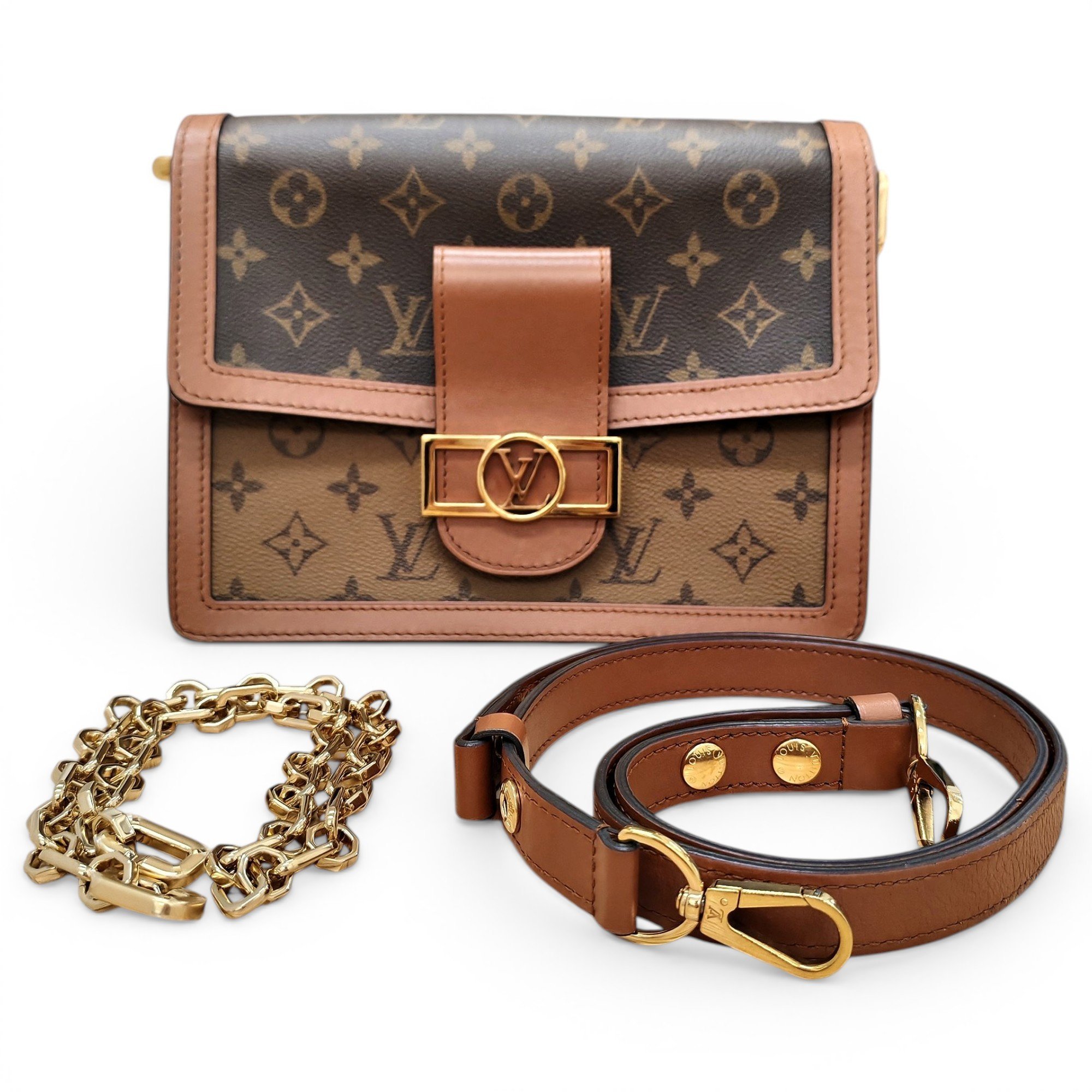 Dauphine leather bag