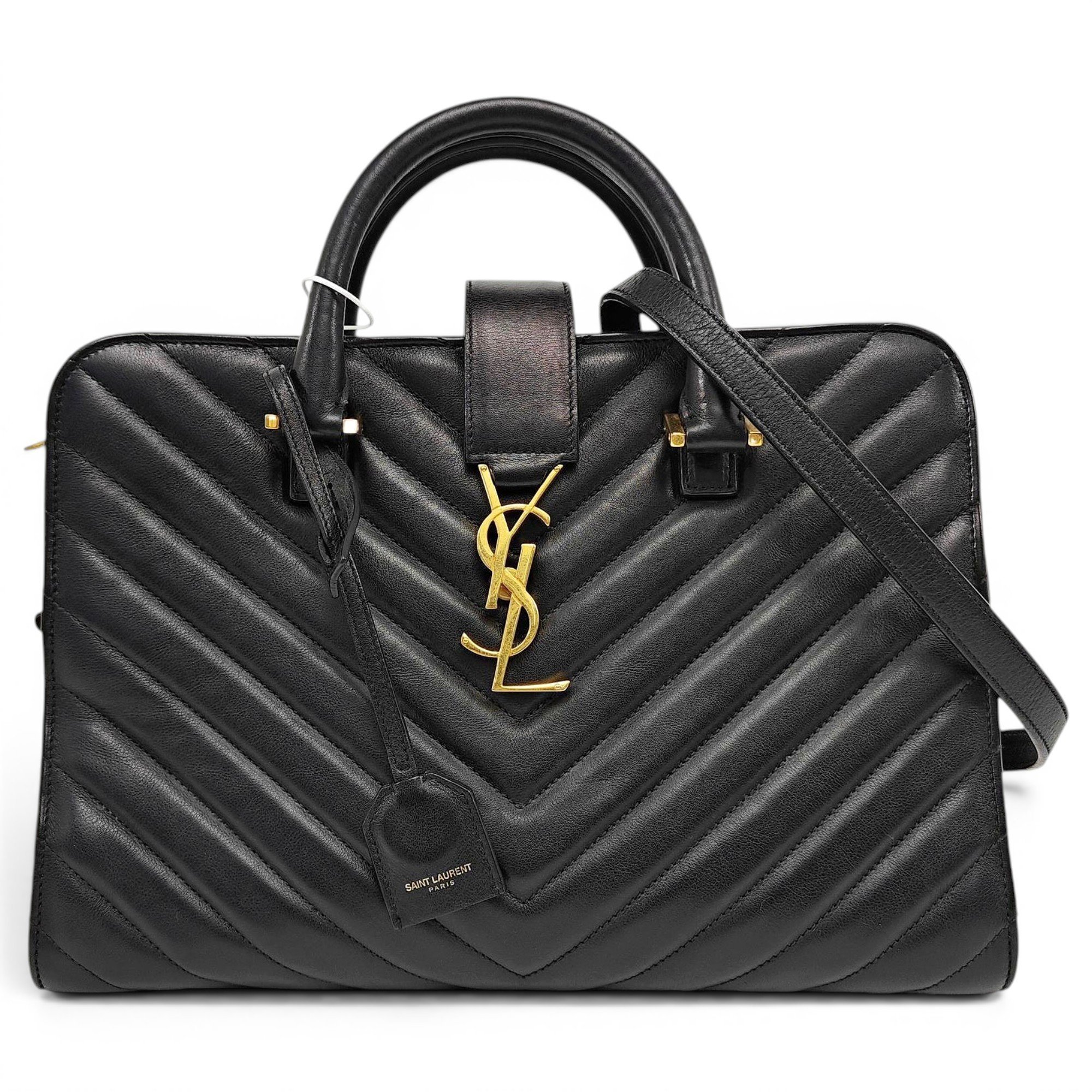 Monogram Cabas leather tote