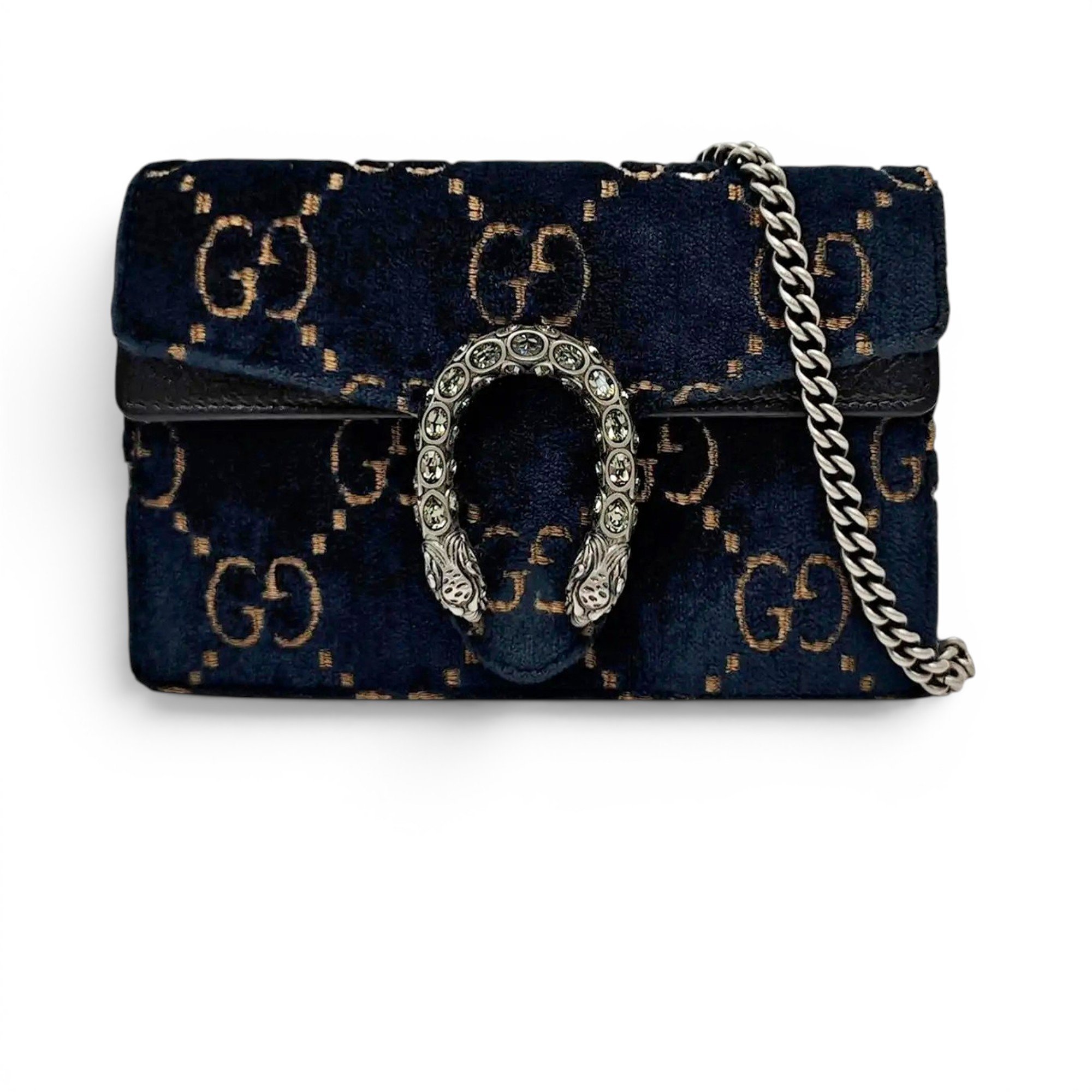 Dionysus Super Mini velvet crossbody bag