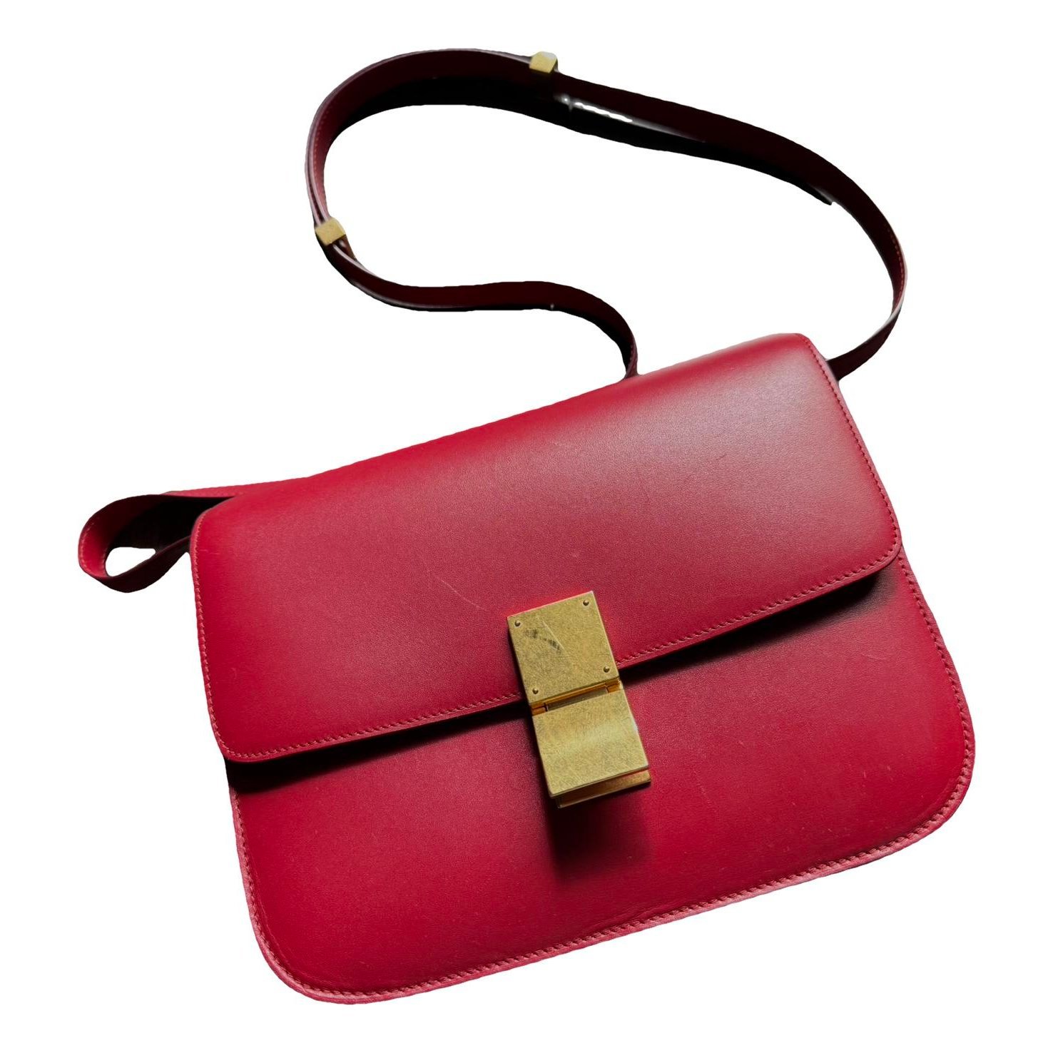 Classic leather crossbody bag