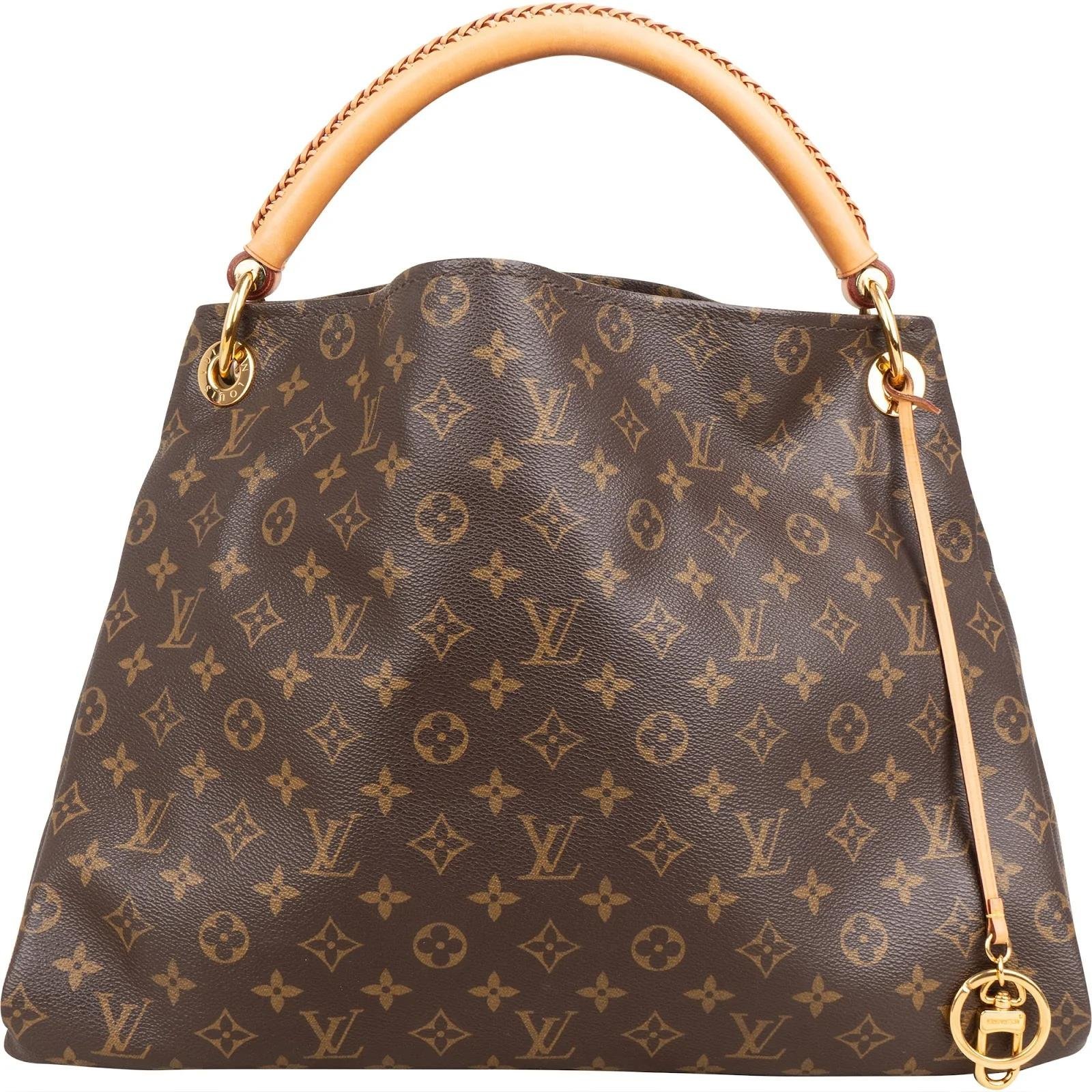 Artsy leather handbag