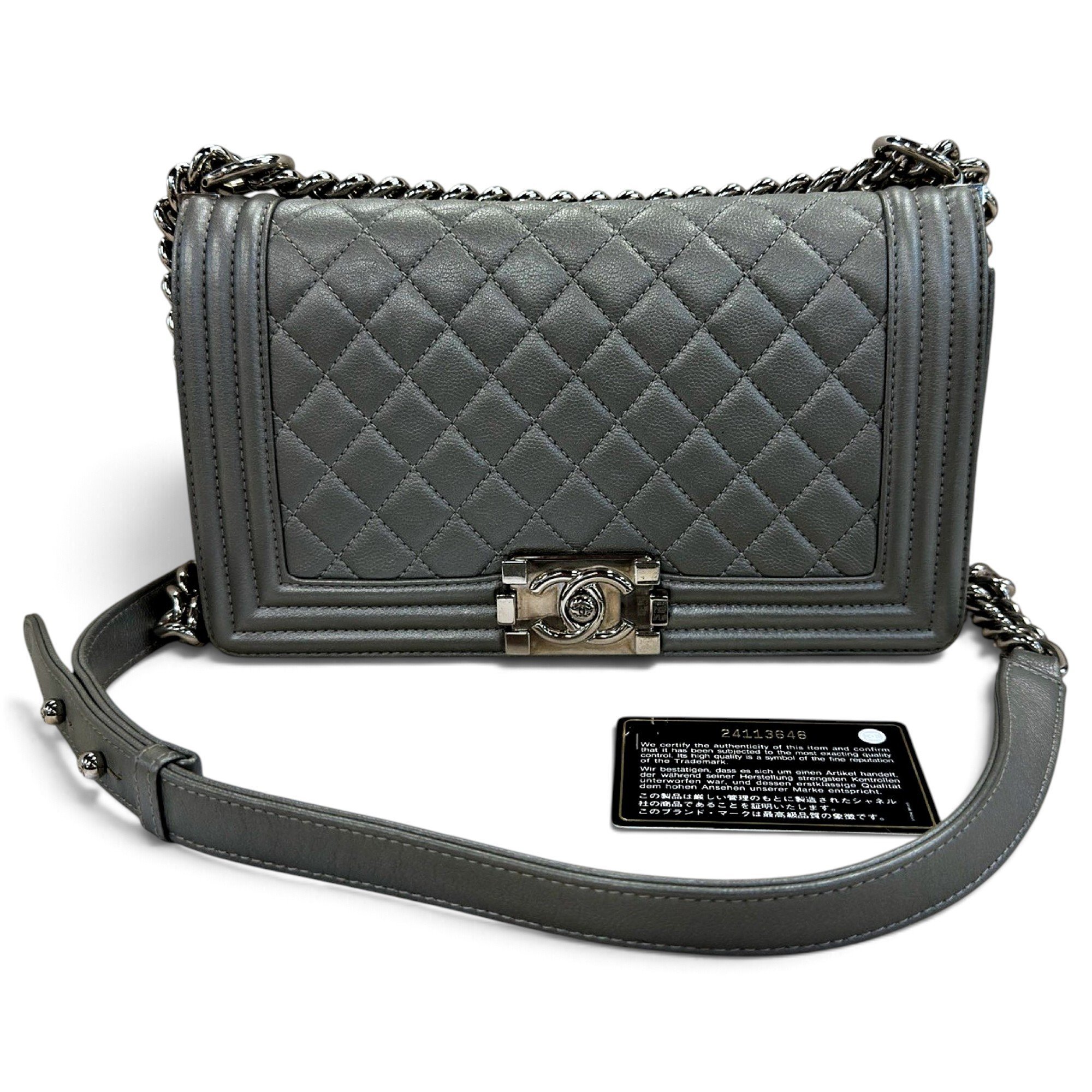 Boy leather handbag