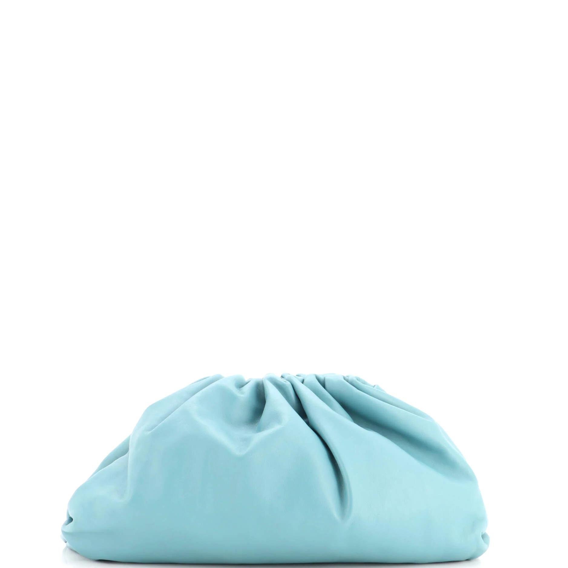 Leather clutch bag