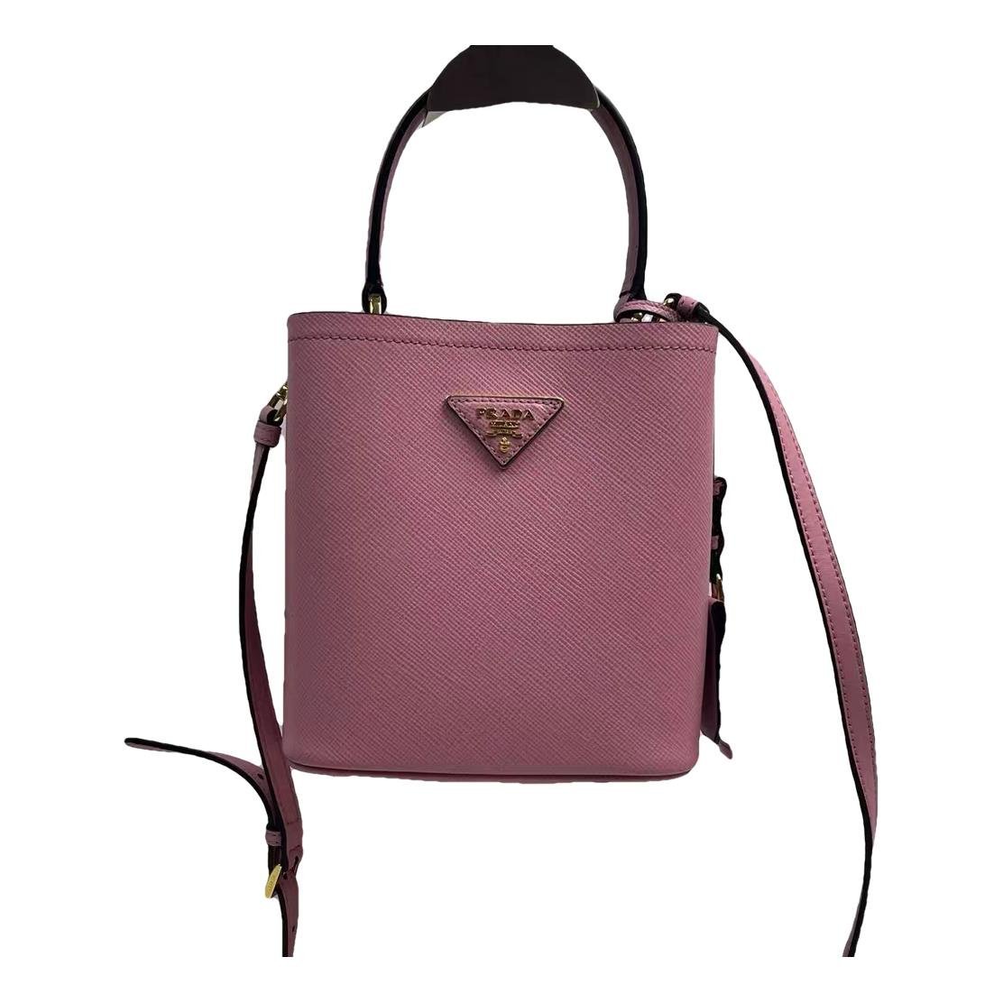 Panier leather handbag