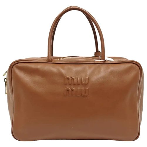 Beau leather handbag