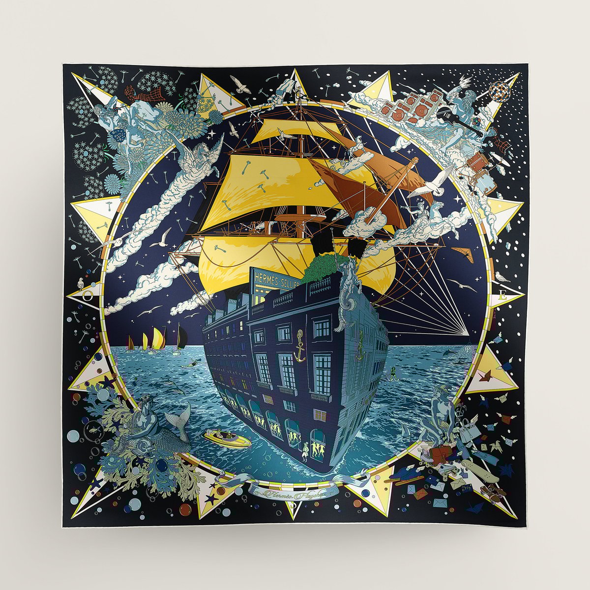 Lenço 90 Hermès Flagship