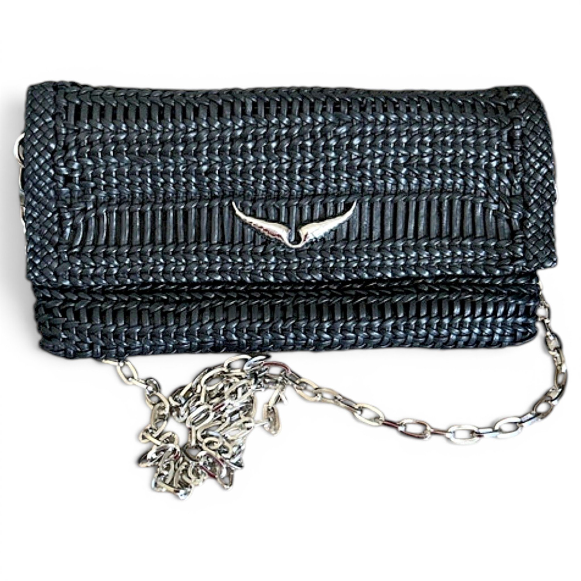 Rock leather crossbody bag
