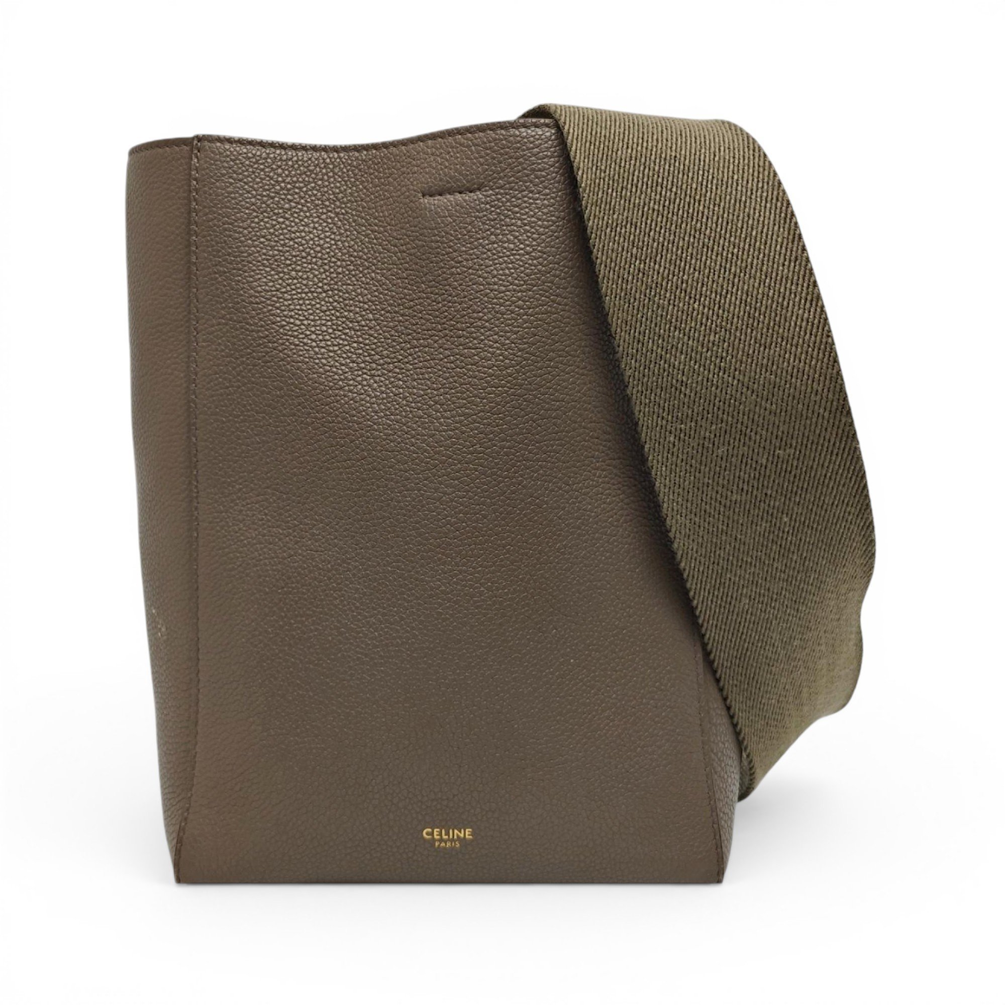 Seau Sangle leather handbag