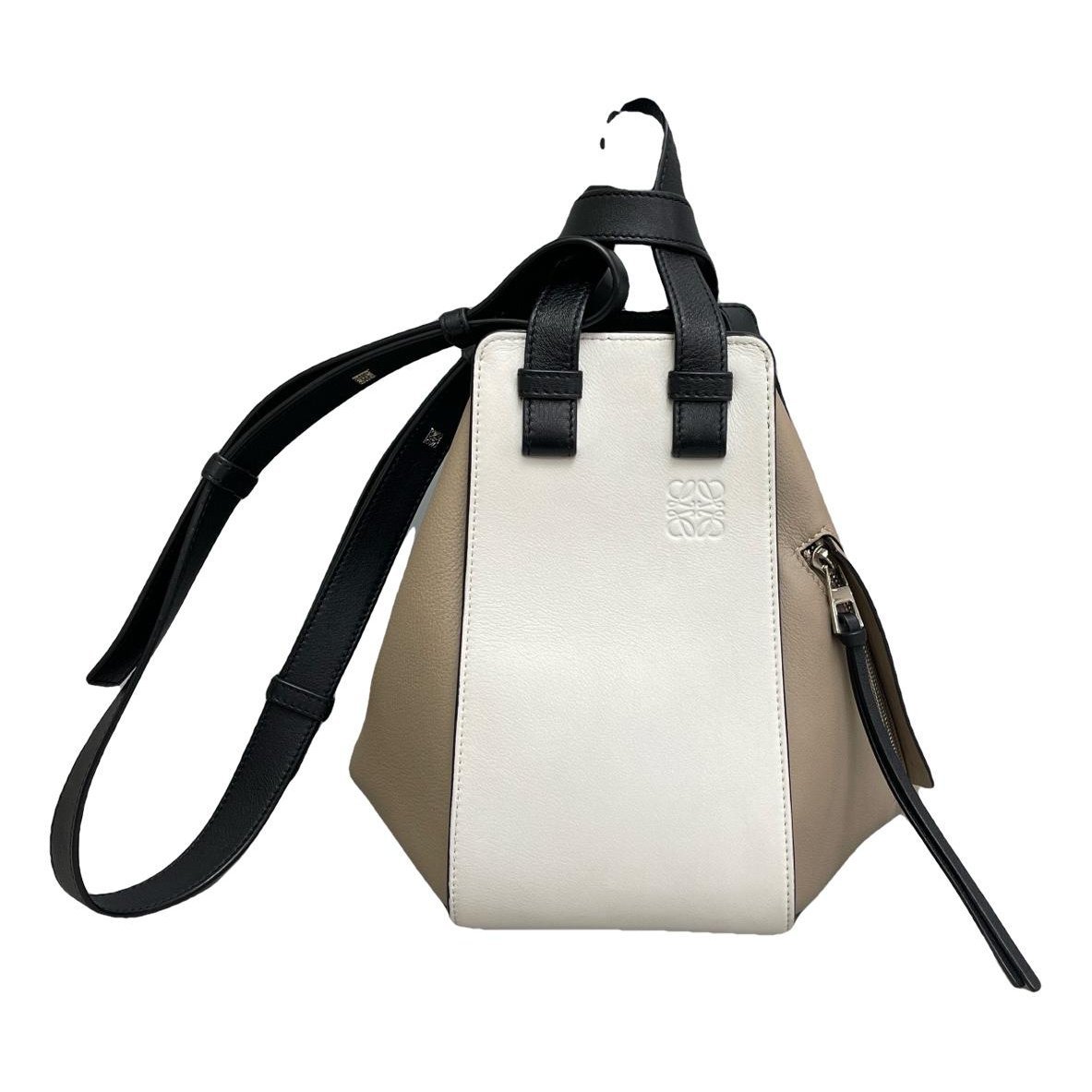 Hammock leather handbag