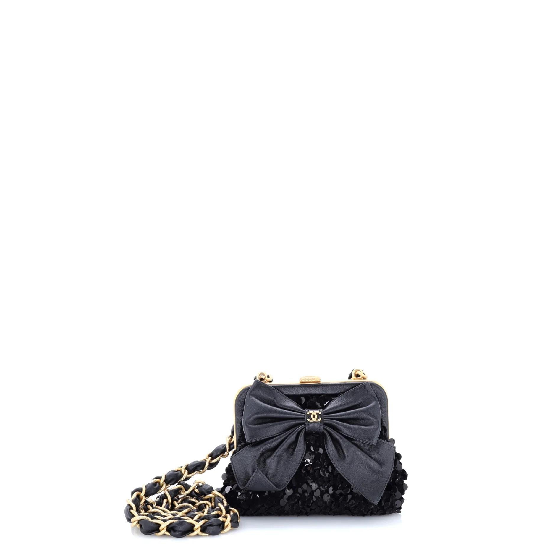 Tweed clutch bag