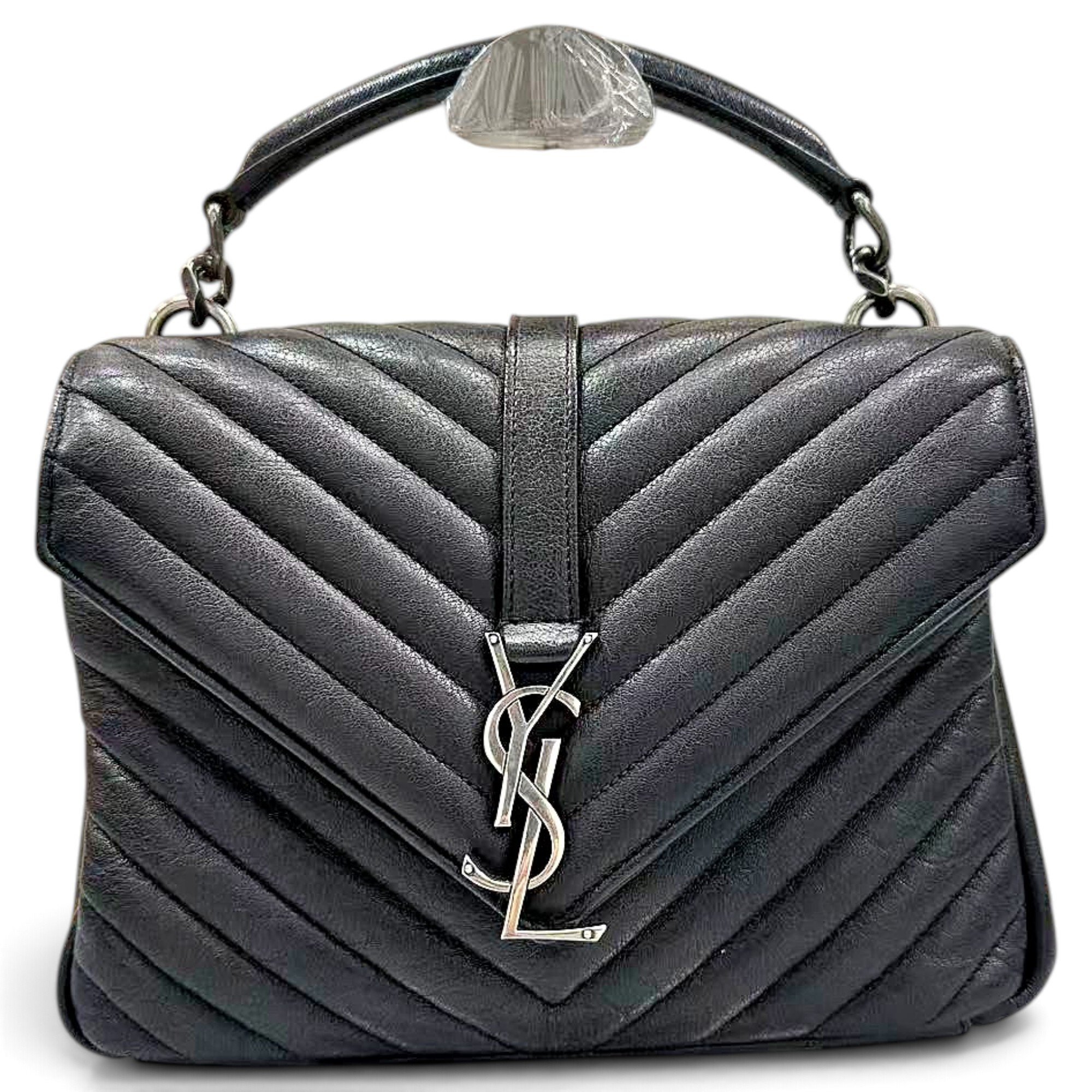 Collége monogramme leather handbag