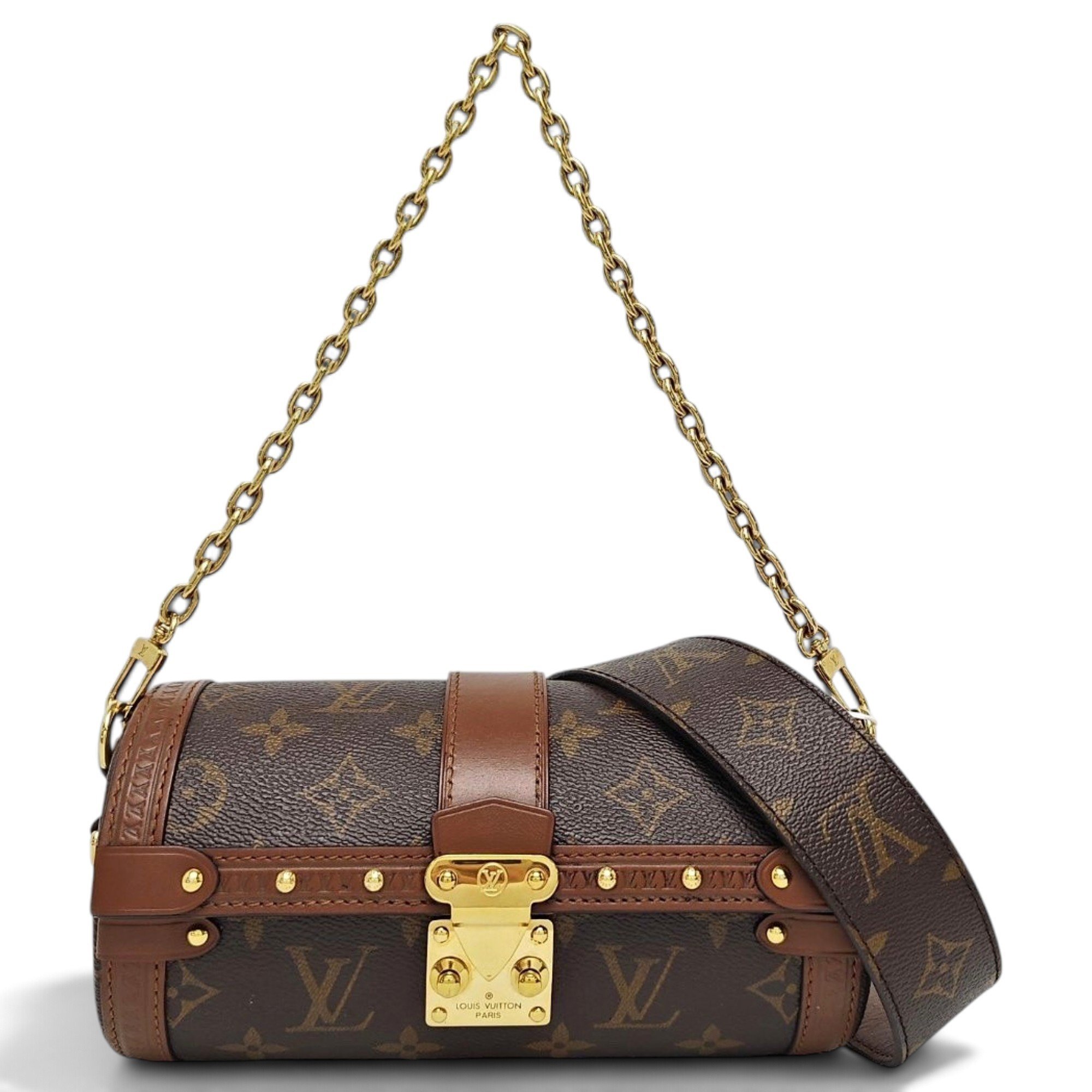Papillon Trunk leather crossbody bag
