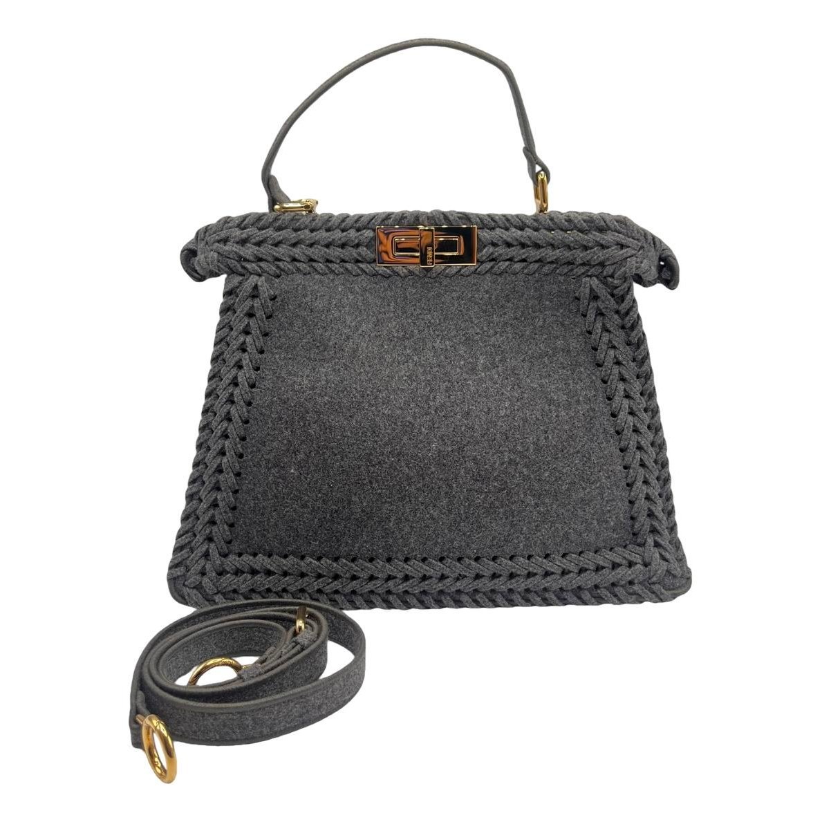 Peekaboo IseeU tweed handbag