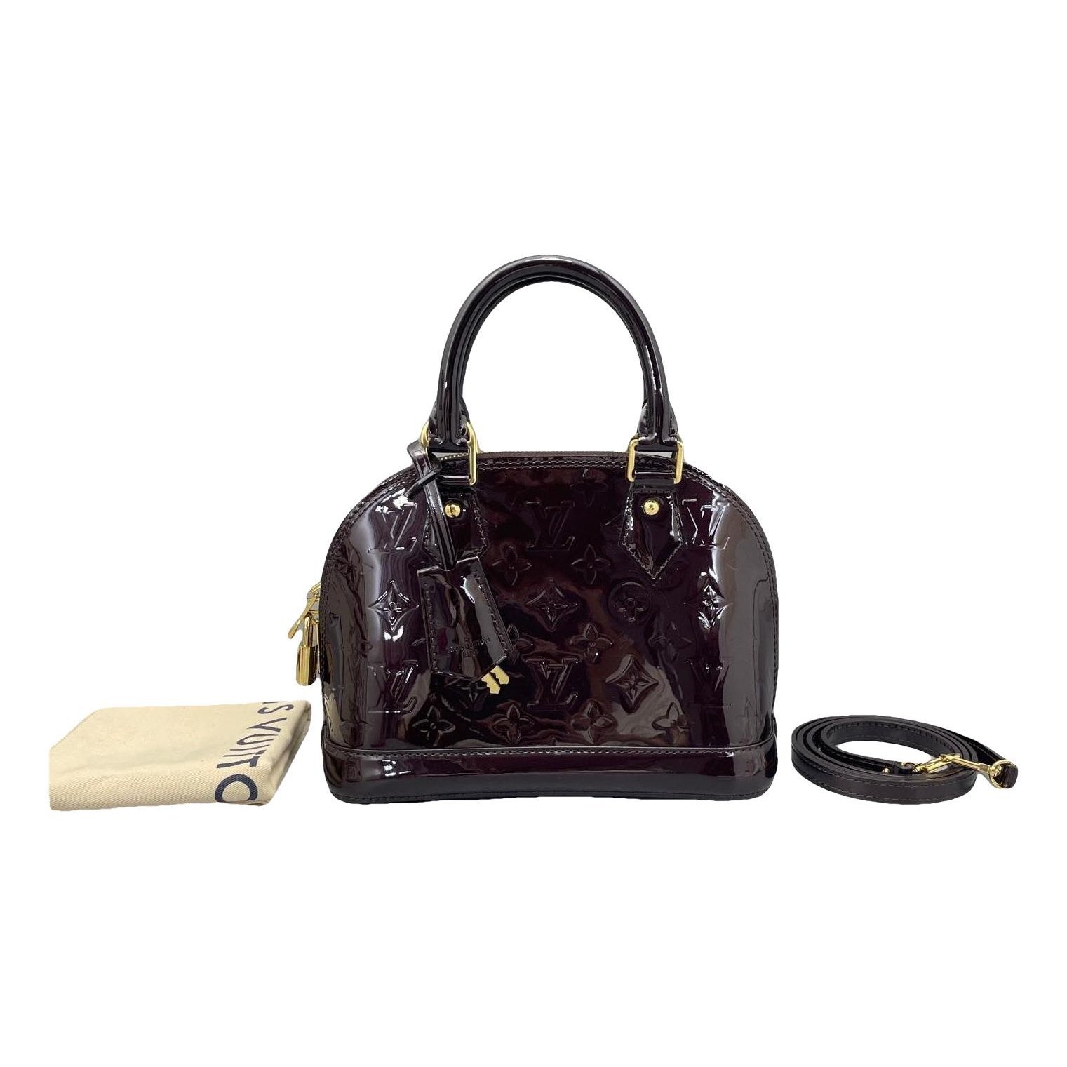 Alma BB patent leather handbag
