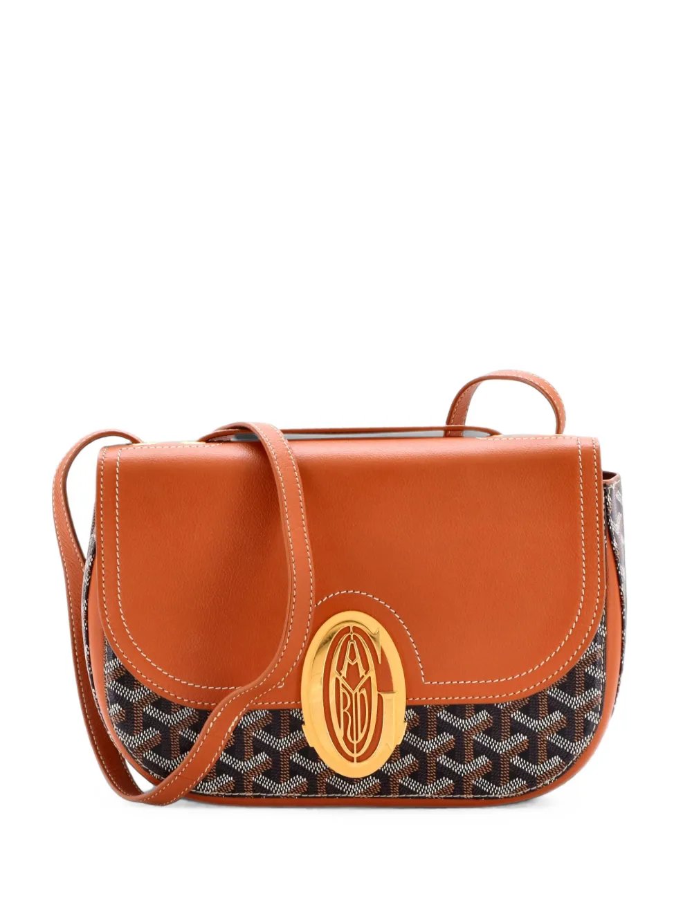 233 Bag Coated Canvas and Leather shoulder bag