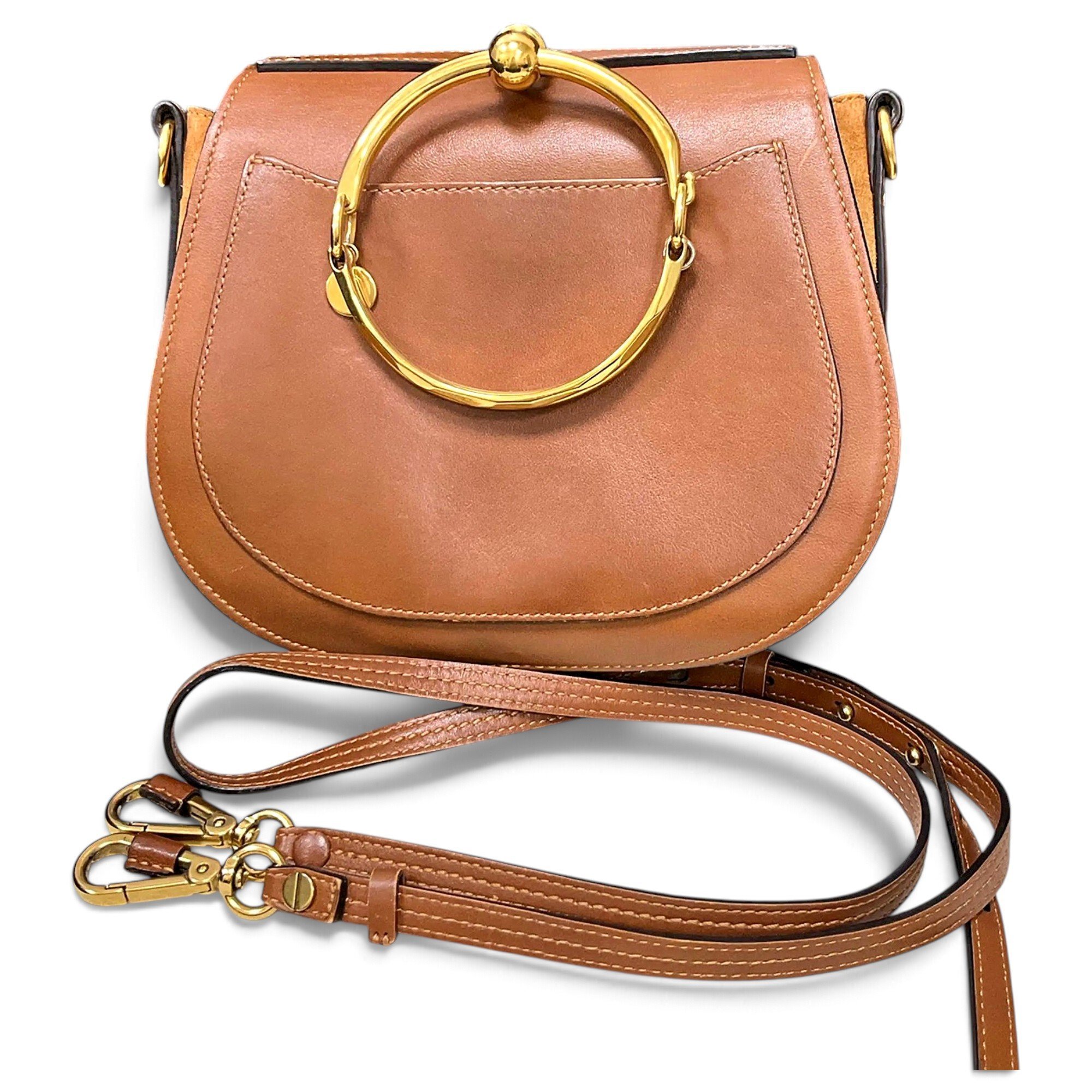 Bracelet Nile leather crossbody bag