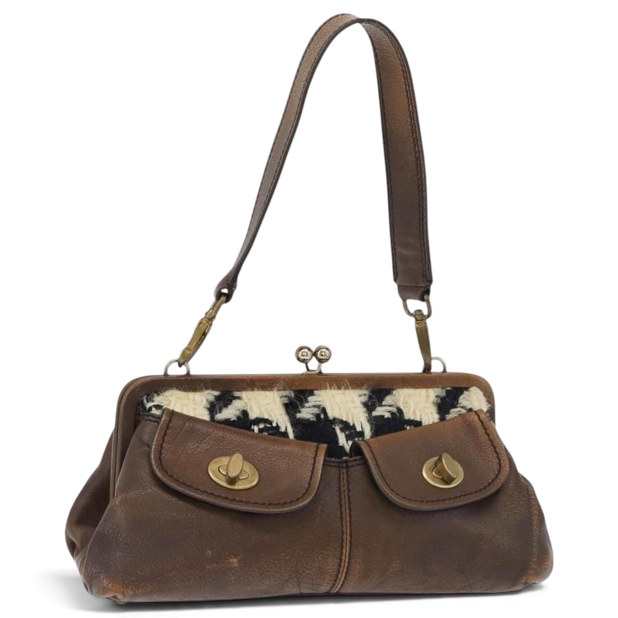 Leather handbag