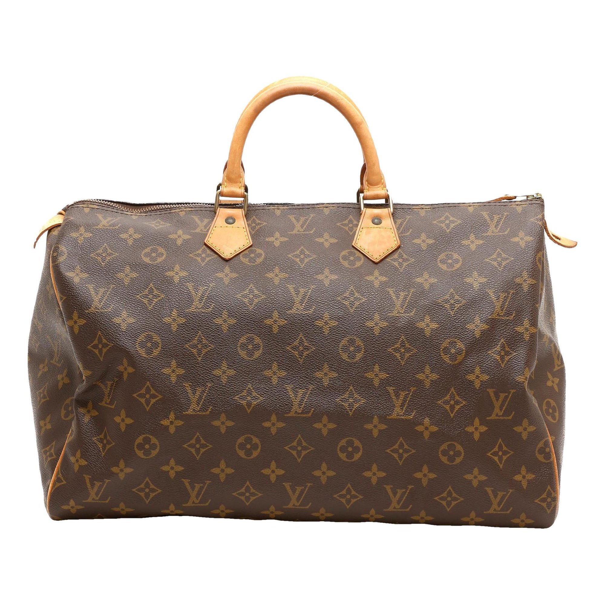 Speedy leather handbag