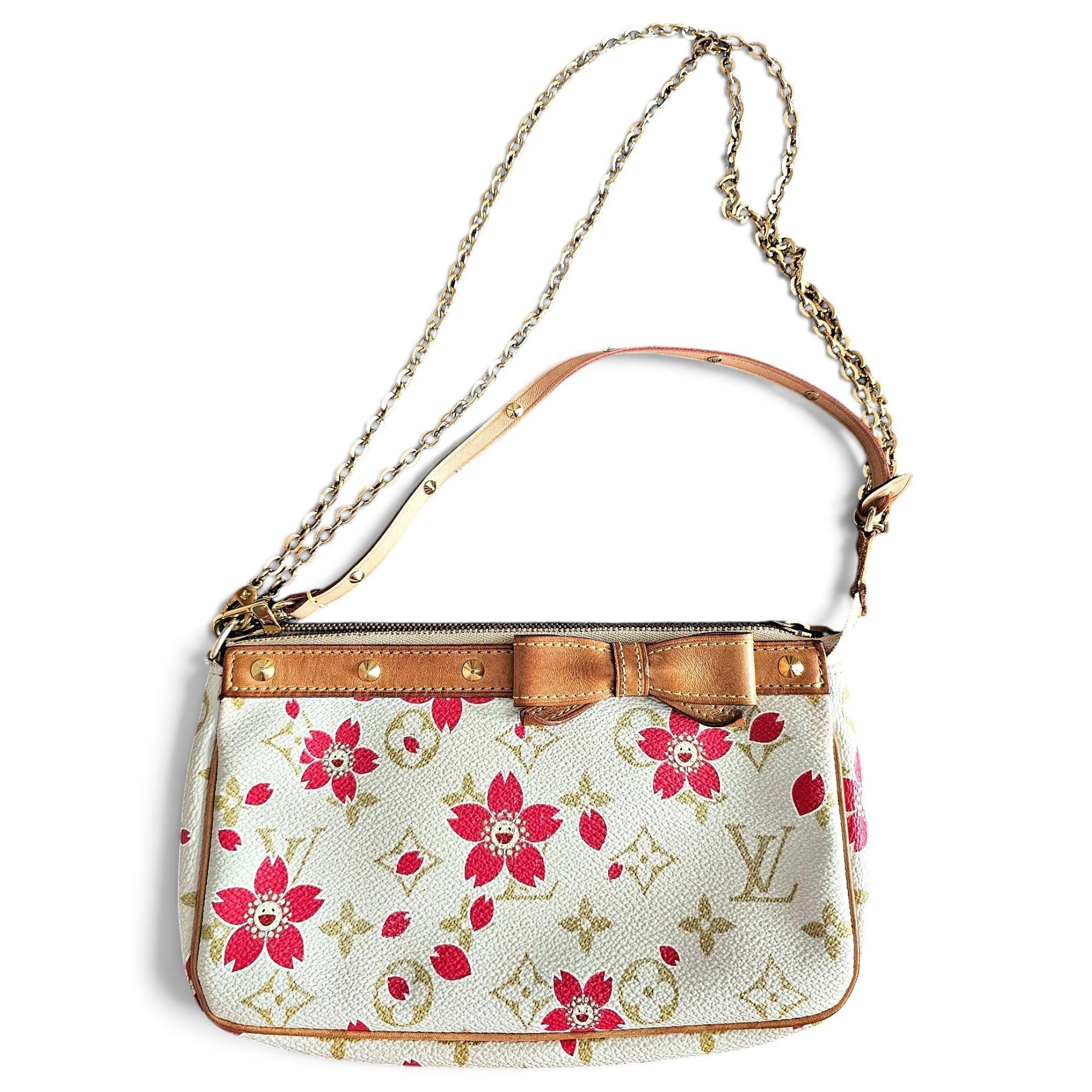 Pochette Accessoire leather handbag