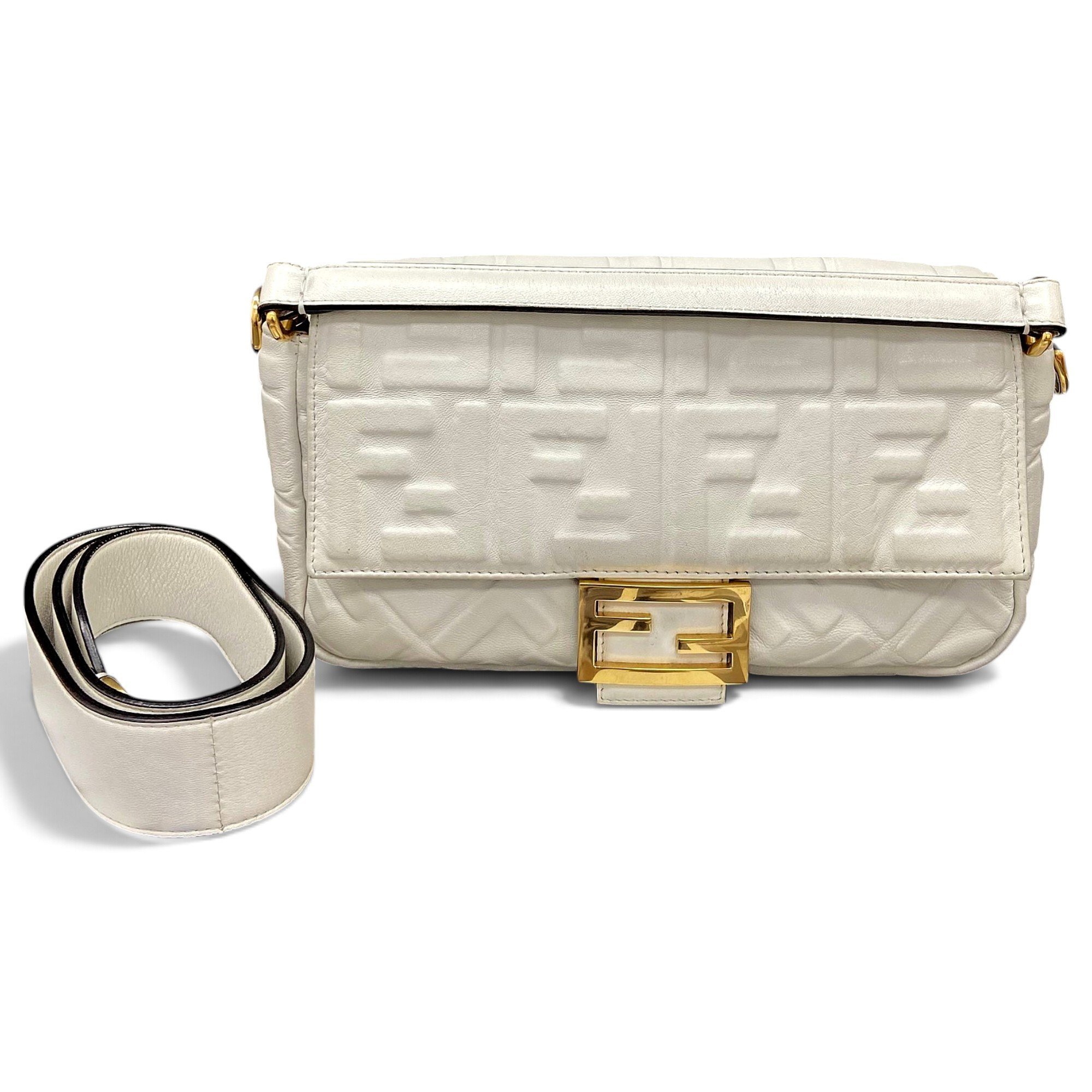 Baguette leather handbag