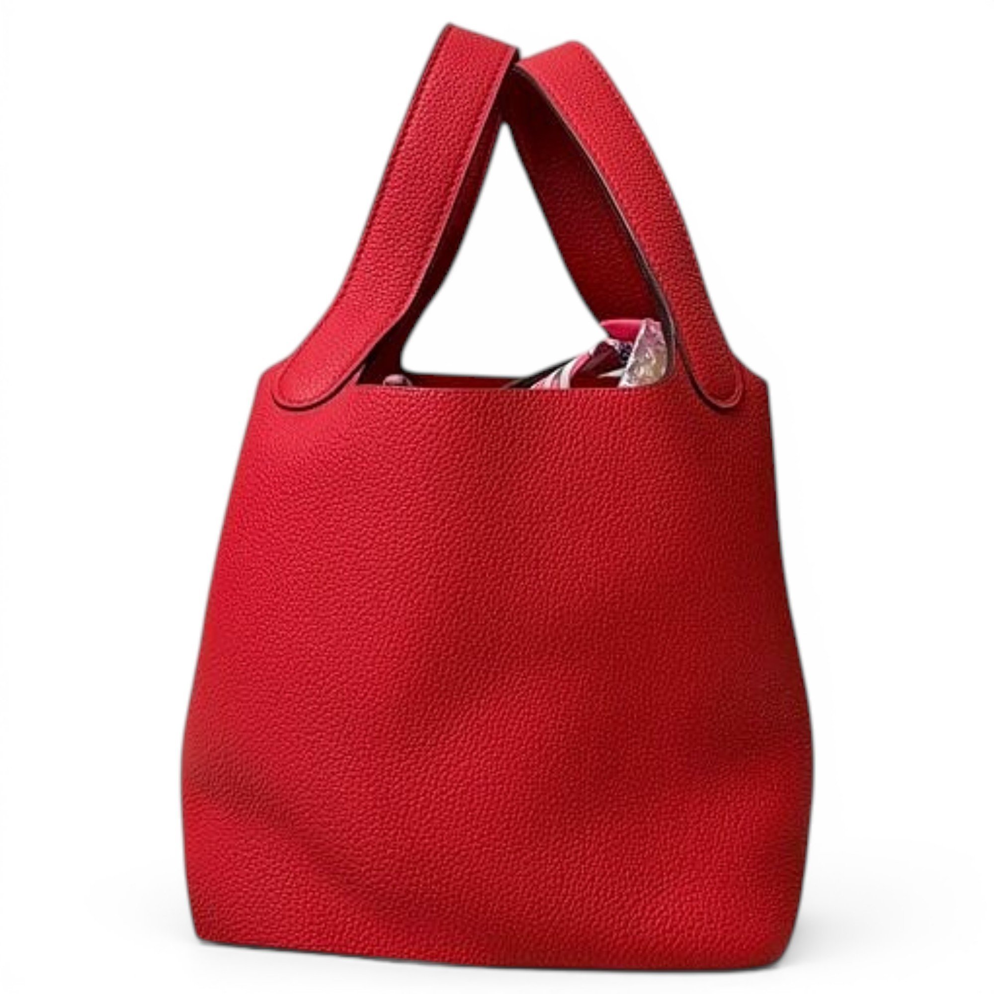 Picotin leather handbag