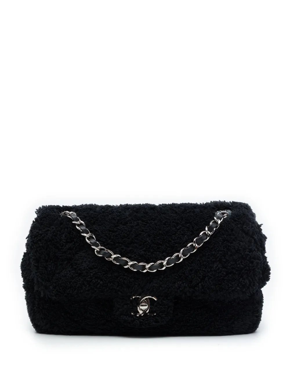2019 Medium Quilted Terry Cloth Coco Beach Flap shoulder bag