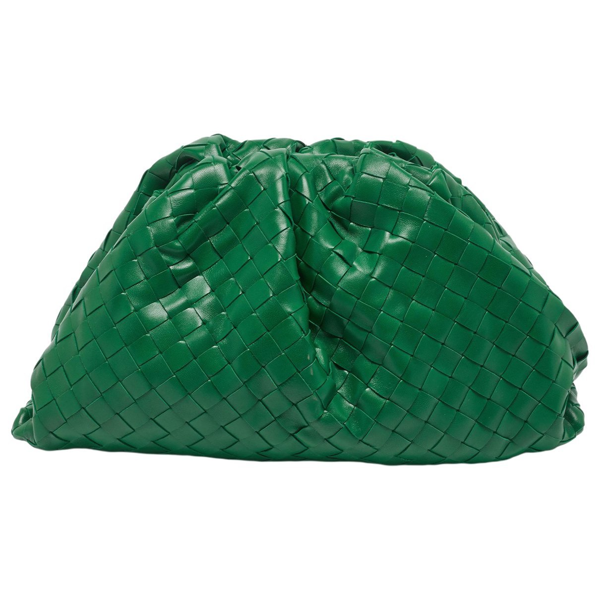 Pouch leather clutch bag