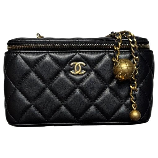Trendy CC Vanity leather handbag