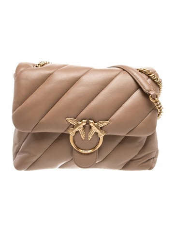Pinko Leather Shoulder Bag