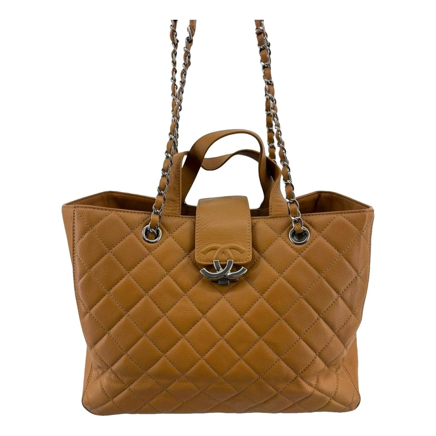 Leather tote