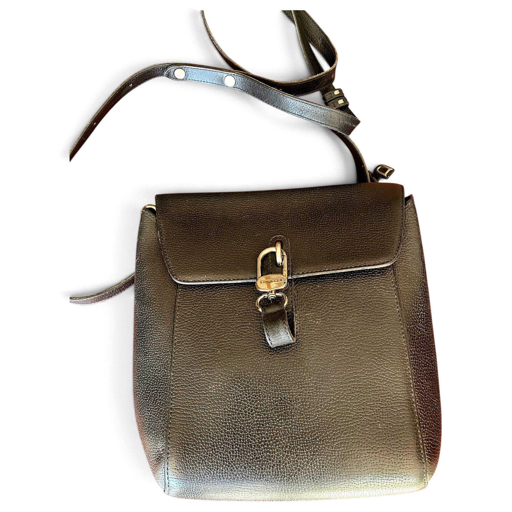 Leather crossbody bag