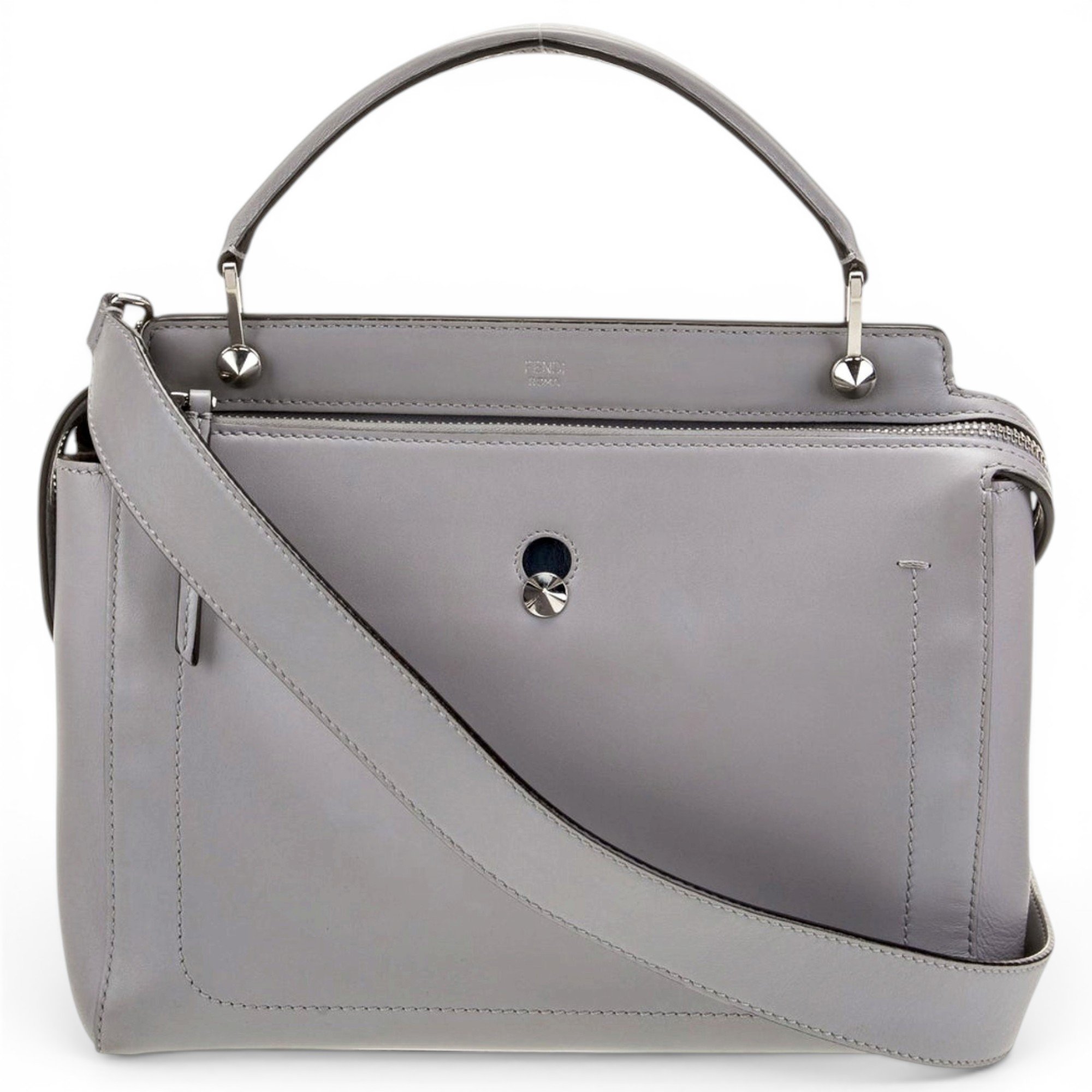 Dot Com leather handbag