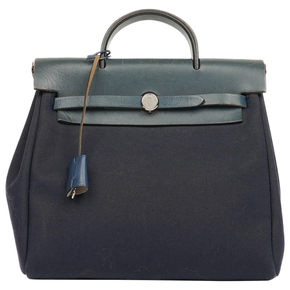 Hermes Herbag Handbag Vache Leather 2003