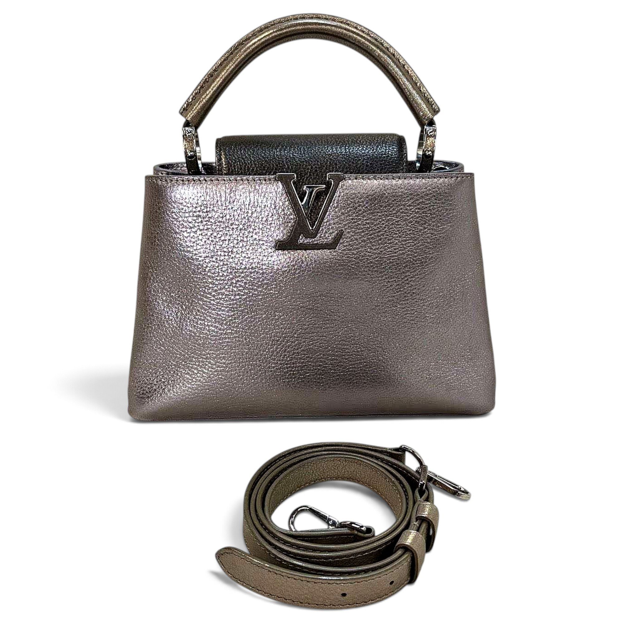 Capucines leather handbag