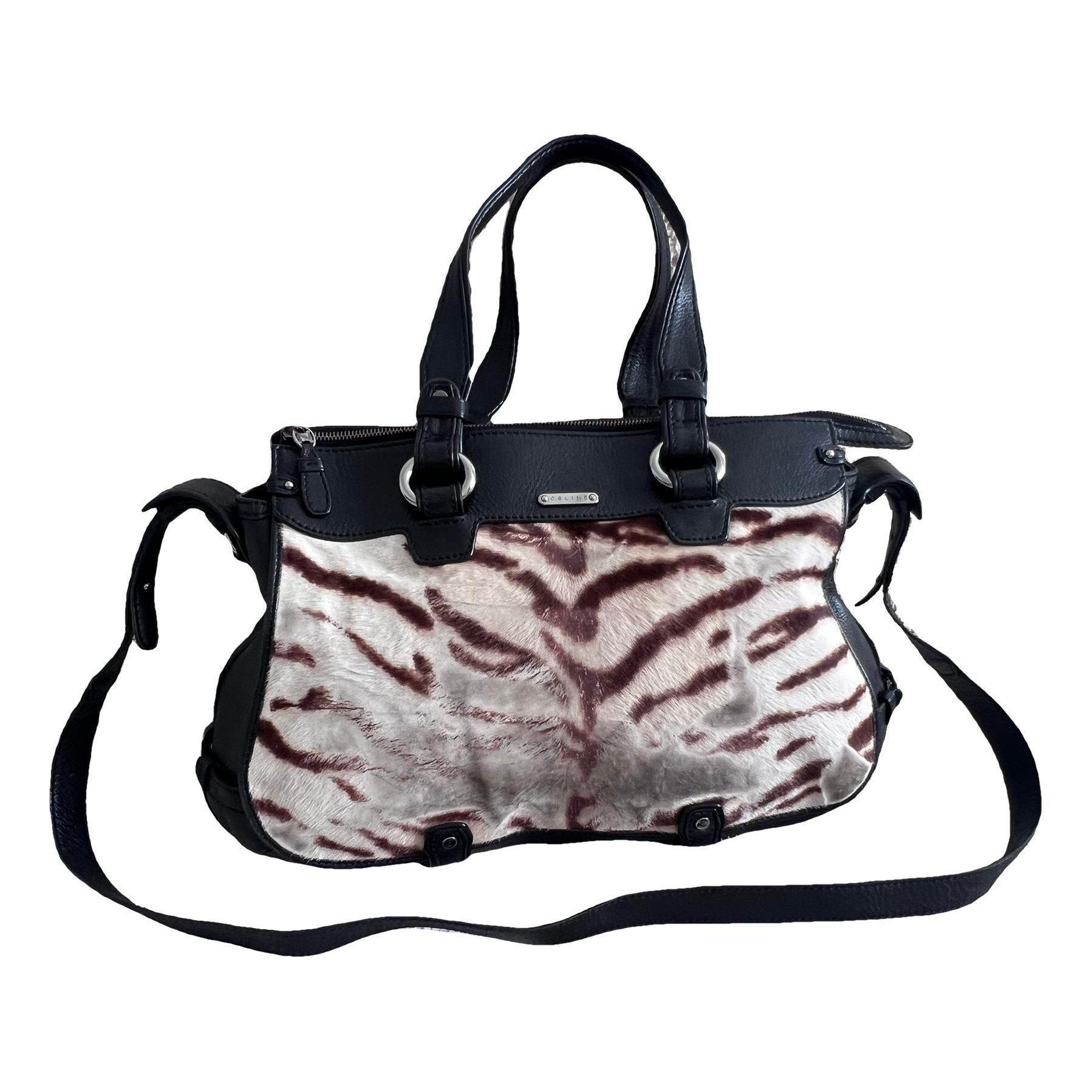Pony-style calfskin crossbody bag