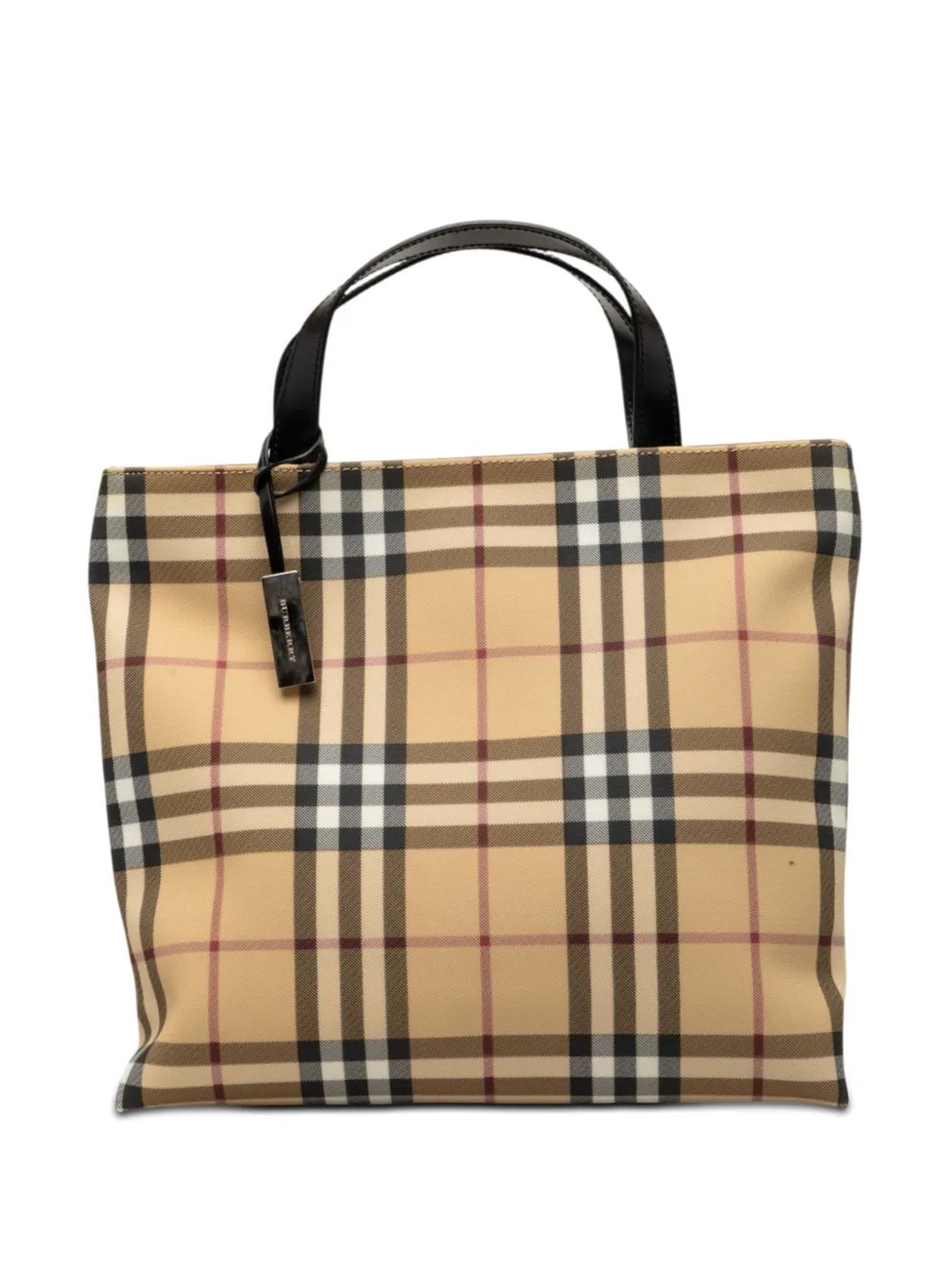 2000-2017 House Check Coated Canvas tote bag