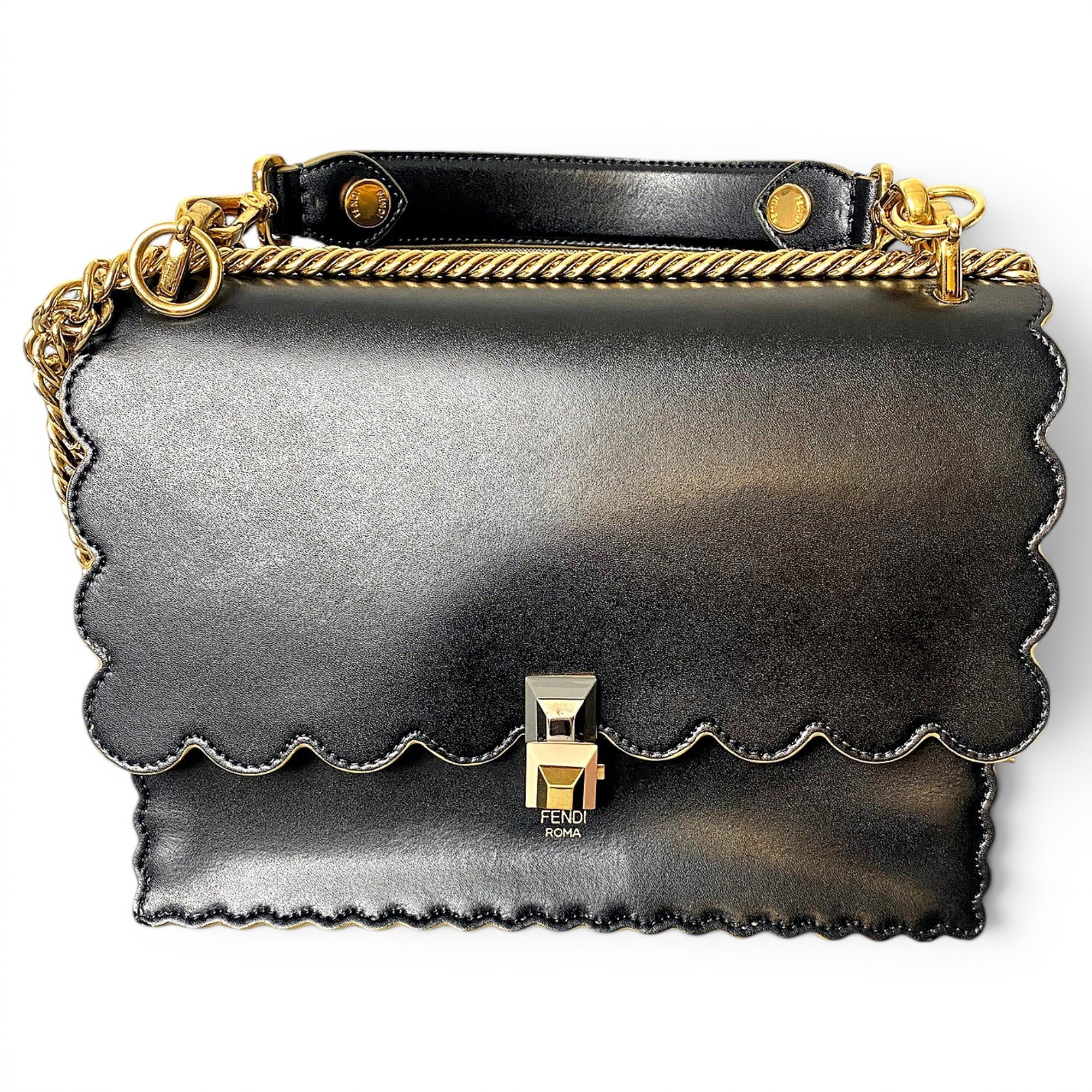 Kan I leather crossbody bag