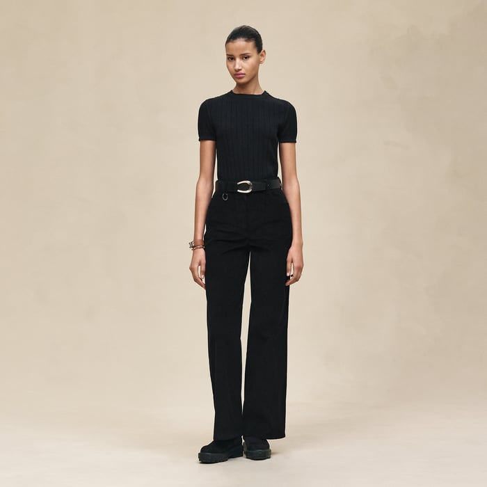 Noir Short-sleeve Sweater