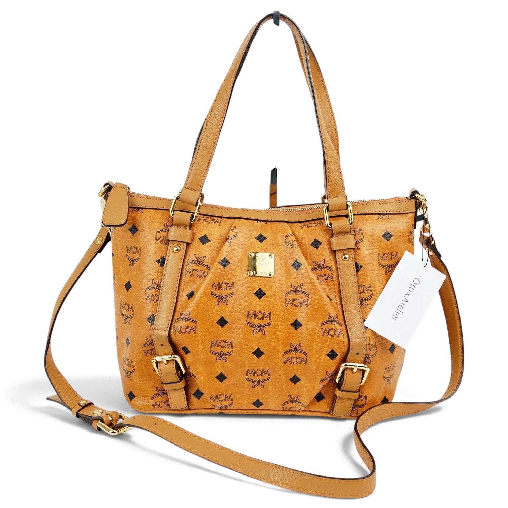Leather tote