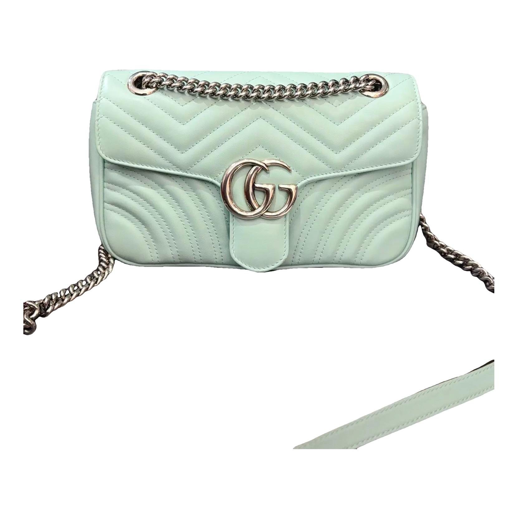 GG Marmont Flap leather handbag