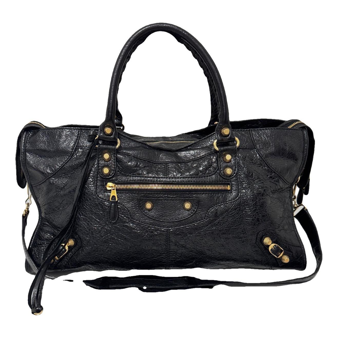 Leather handbag