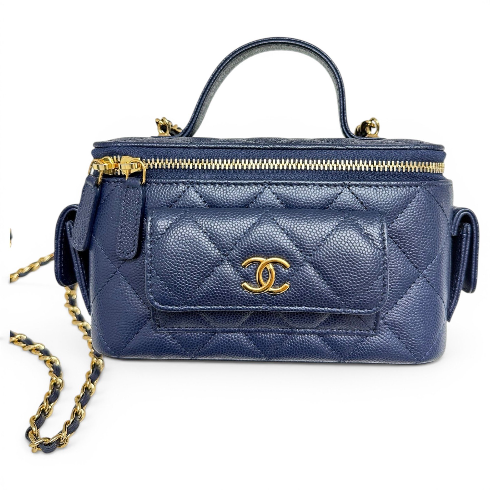 Vanity leather bag
